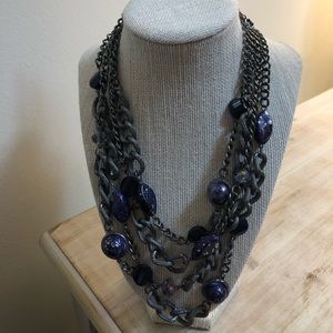 New purple chain necklace
